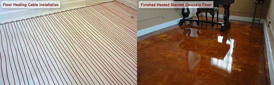 Durango Floor Heating Systems, Laminate Flooring Over Radiant Heated Concrete