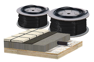 In-Slab floor heating cable