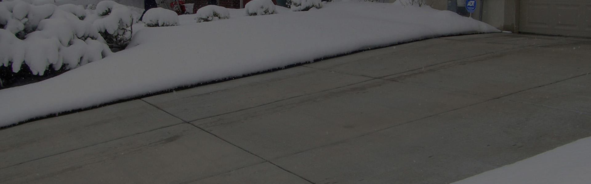 Radiant heated driveway systems