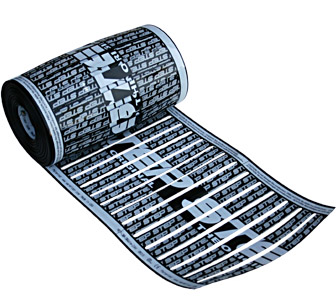 Low-voltage roof heating element.